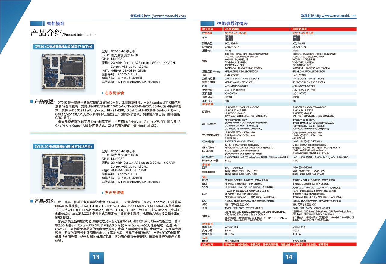 紫光展銳T610/T618安卓核心板開發(fā)板方案